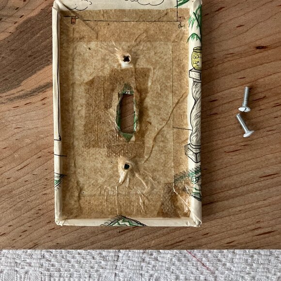 Babar Decorative Single Toggle Light Switch Cover Wall Plate Decor 1933 Orig Art - Picture 3 of 7